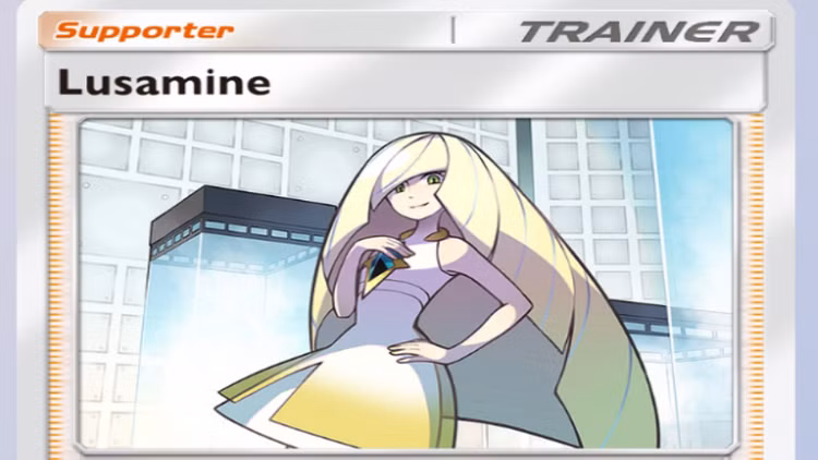 lusamine supporter card in pokemon tcg pocket gamen.pro