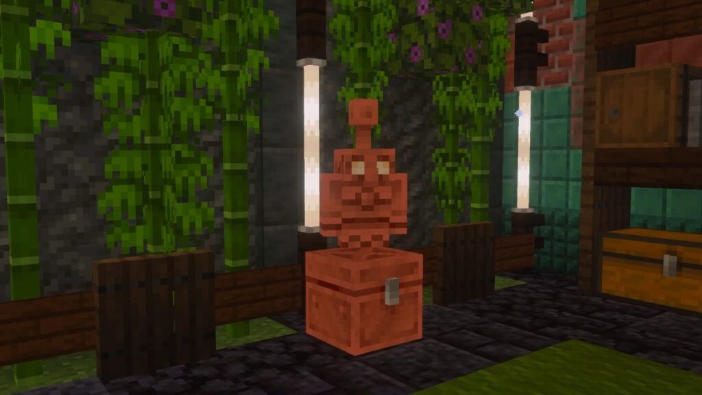 minecraft copper golem craft
