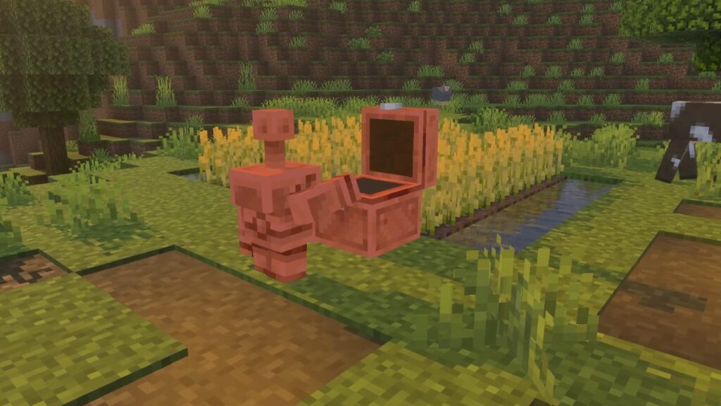 minecraft copper golem working