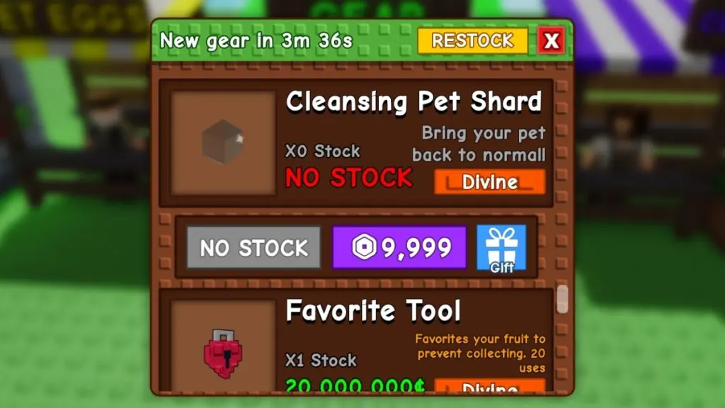 Grow a Garden: Cách xóa Đột biến Pet bằng Mảnh Tẩy rửa (Cleansing Pet Shard) 1 gamen.pro Cleansing Pet Shard Grow a Garden