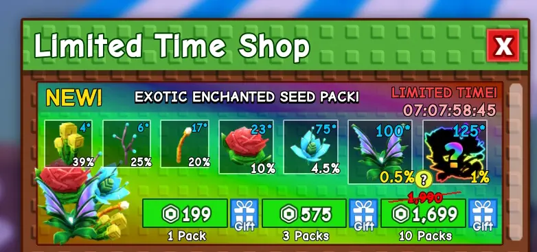 gamen.pro Exotic Enchanted Seed Pack