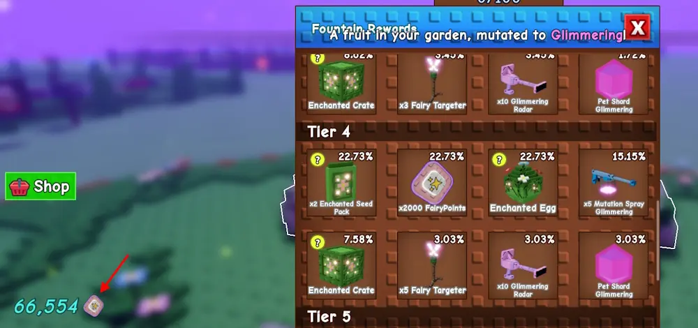 gamen.pro Fairy Points number Grow a Garden