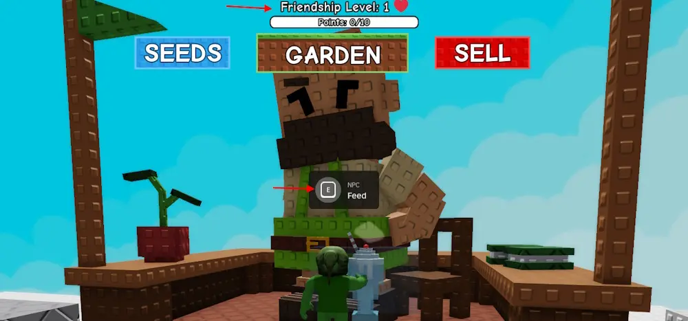 Grow a Garden: Hướng dẫn Cửa hàng Tình bạn (Friendship Shop) 1 gamen.pro Feed food items for Friendship shop Grow a Garden 1
