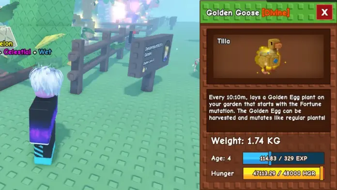 gamen.pro Golden Goose abilities in Grow a Garden