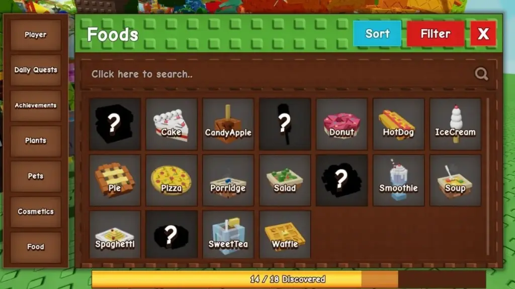 gamen.pro Grow a Garden Food