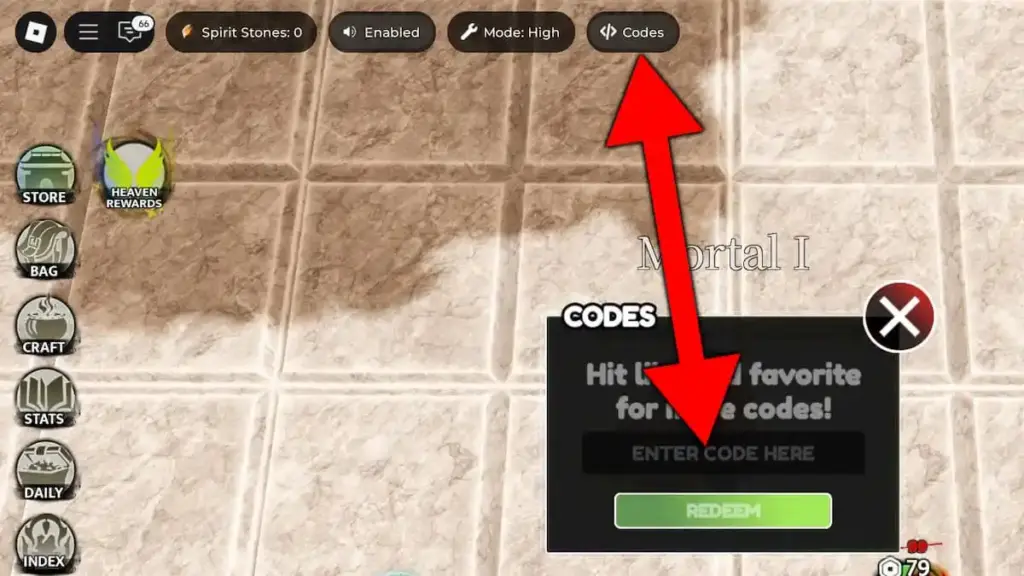 gamen.pro How to Redeem Immortal Luck X Codes