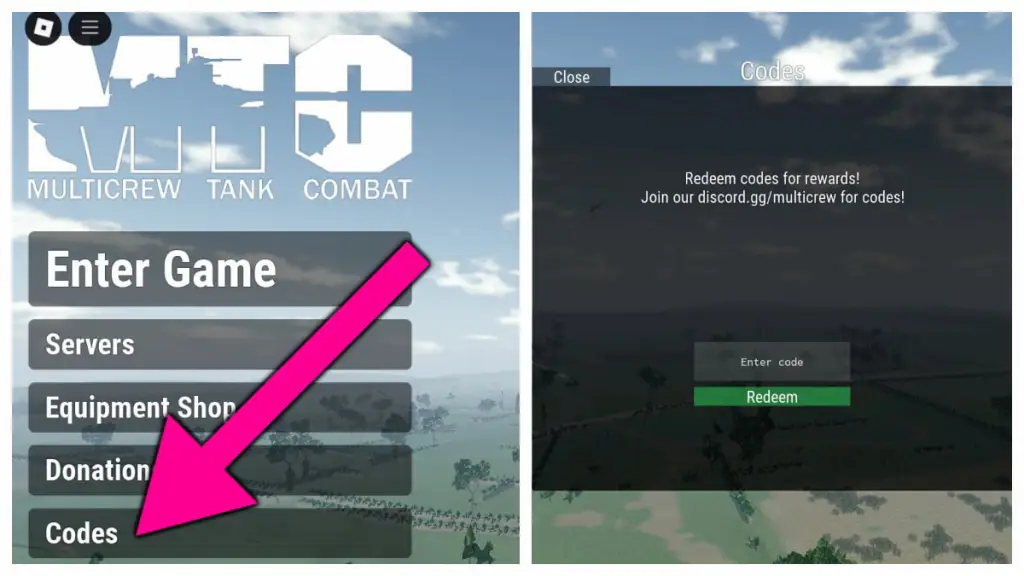 gamen.pro How to Redeem Multicrew Tank Combat Codes