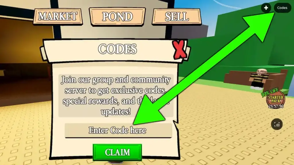 gamen.pro How to Redeem Own a Fish Pond Codes