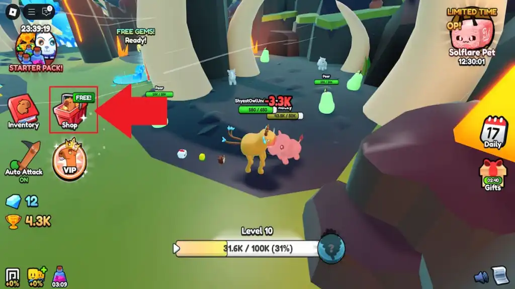 gamen.pro How to redeem Capybara Evolution codes step 1