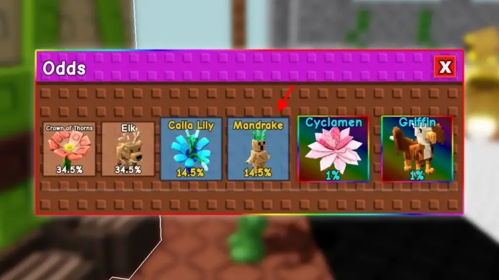gamen.pro Mandrake Pet in Grow a Garden 1