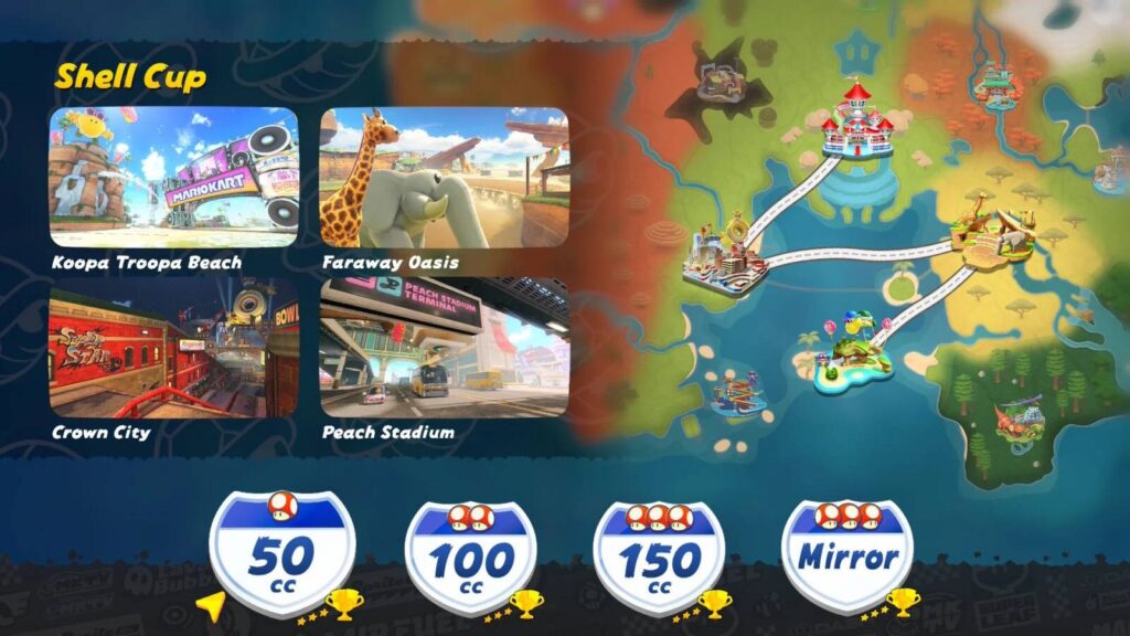 Cách nhận cúp vàng ba sao trong Mario Kart World 2 gamen.pro Mario Kart World guide 1