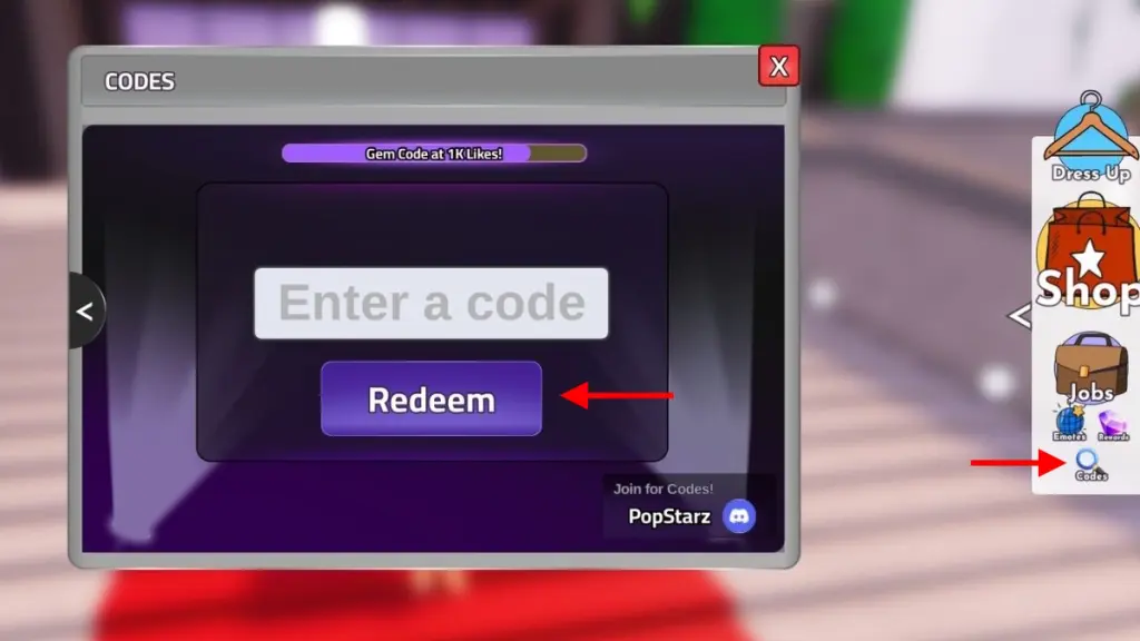 gamen.pro Pop Starz Codes