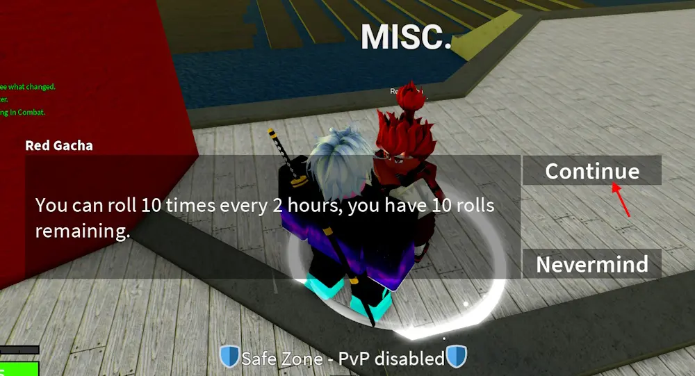 gamen.pro Red Gacha NPC