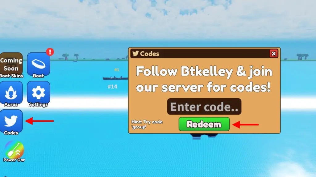 gamen.pro Redeem Aura Farm Boat Racing codes