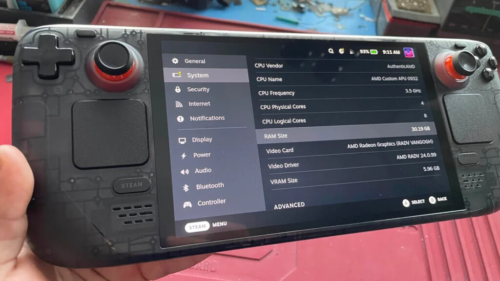 gamen.pro STEAM DECK OLED 32GB MOD 3