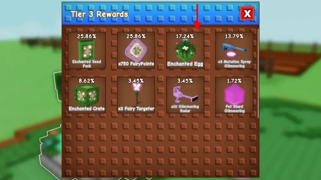 gamen.pro Wishing Well Reward Tier Odds Tier 3 Grow a Garden 1