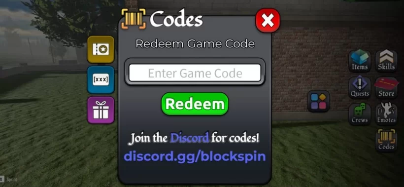 Blockspin tung mã giới thiệu tháng 8-2025 1 gamen.pro blockspin code redemption window jpg 820