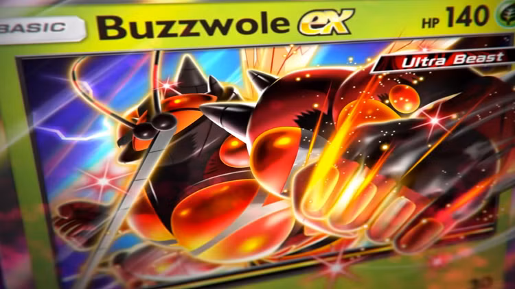 gamen.pro buzzwole ex card art in pokemon tcg pocket