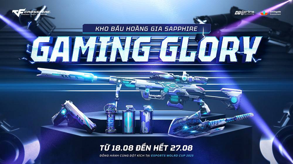 Đột Kích tung cả Kho Báu Hoàng Gia Ruby lẫn Sapphire chào mừng giải đấu EWC 2025 4 gamen.pro cf kho bau hoang gia 19082025 4