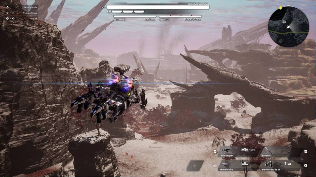 gamen.pro daemon x machina titanic scion open world flight