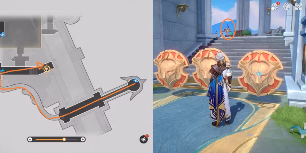 gamen.pro golden scapegoat warbling shores styxia location 1 in honkai star rail