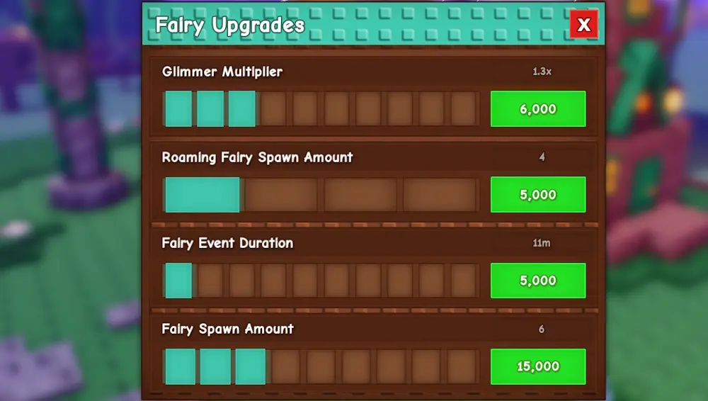 gamen.pro grow a garden Fairy Upgrades