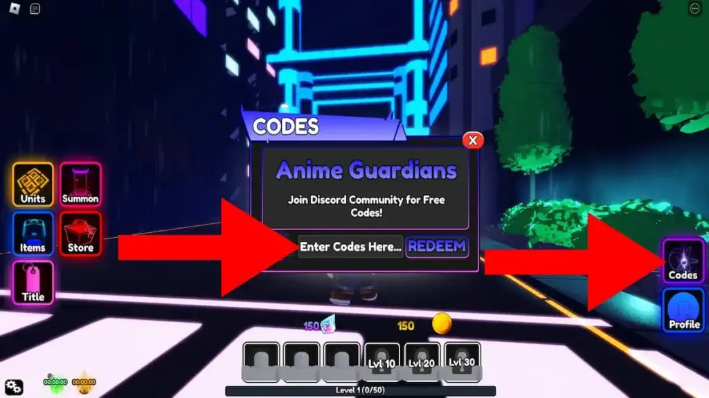 gamen.pro how to redeem anime guardians codes
