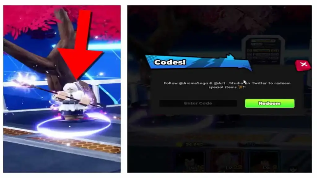 gamen.pro how to redeem anime saga codes