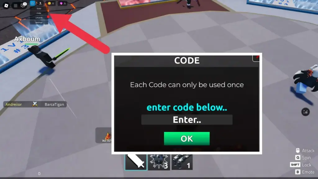 gamen.pro how to redeem duel warriors codes