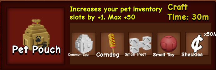 Grow a Garden: Túi Thú cưng (Pet Pouch) - Cách tăng kho chứa Pet 1 gamen.pro pet pouch grow a garden