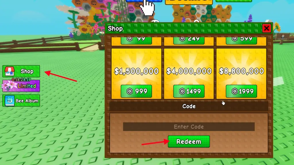 gamen.pro redeem Build A Beehive codes