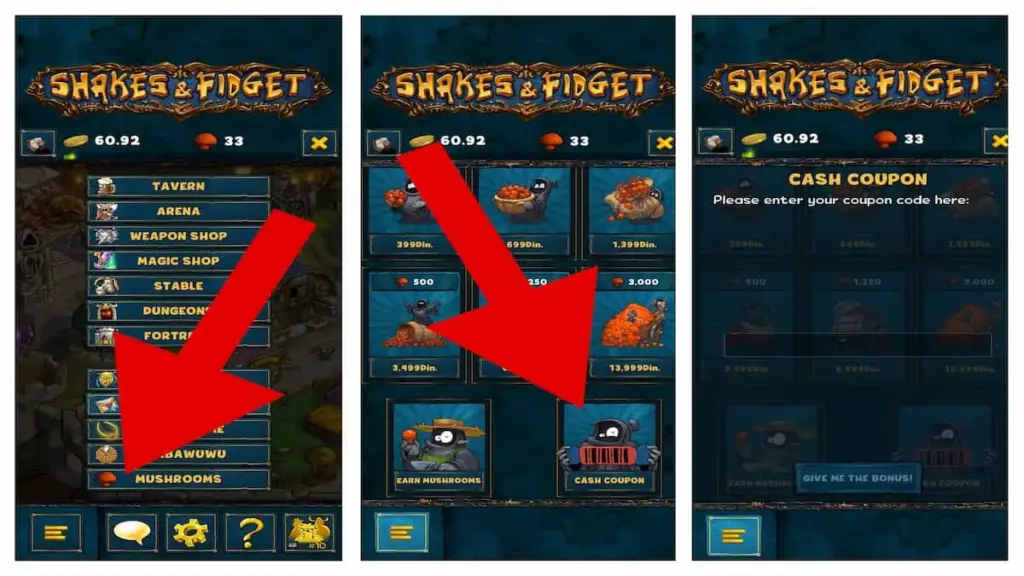 gamen.pro shakes and fidget codes redeem