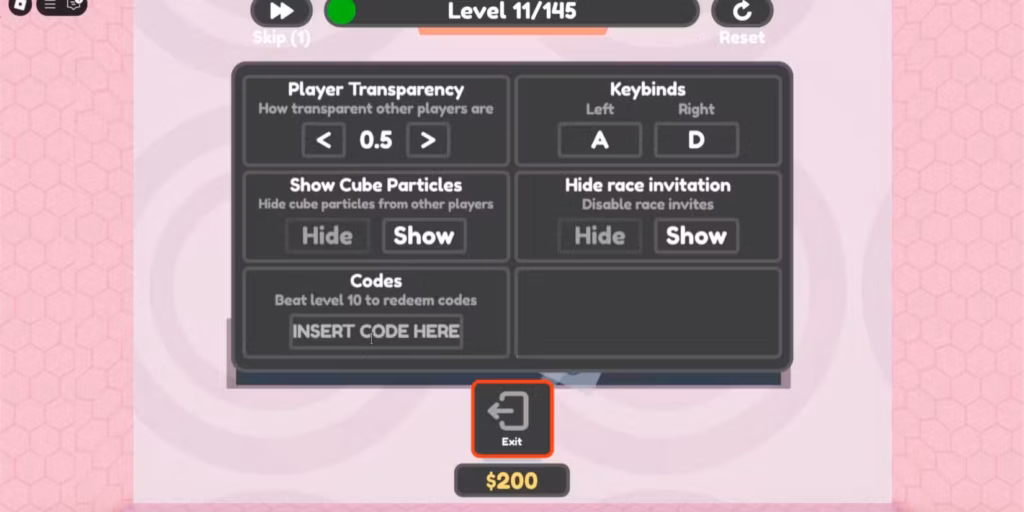 gamen.pro sidejumper codes 4