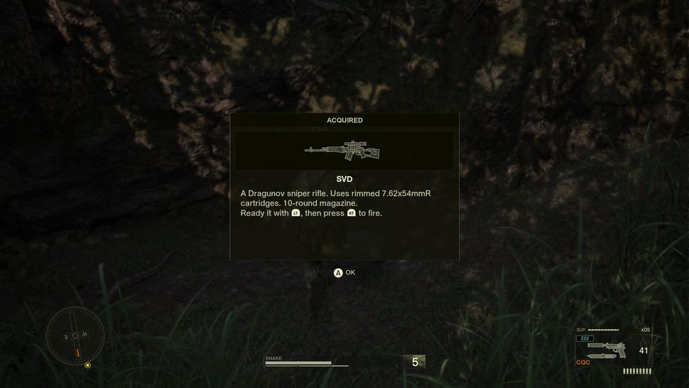 Vị trí các vũ khí trong Metal Gear Solid Delta: Snake Eater 1 gamen.pro sniper Metal Gear Solid Delta Snake Eater