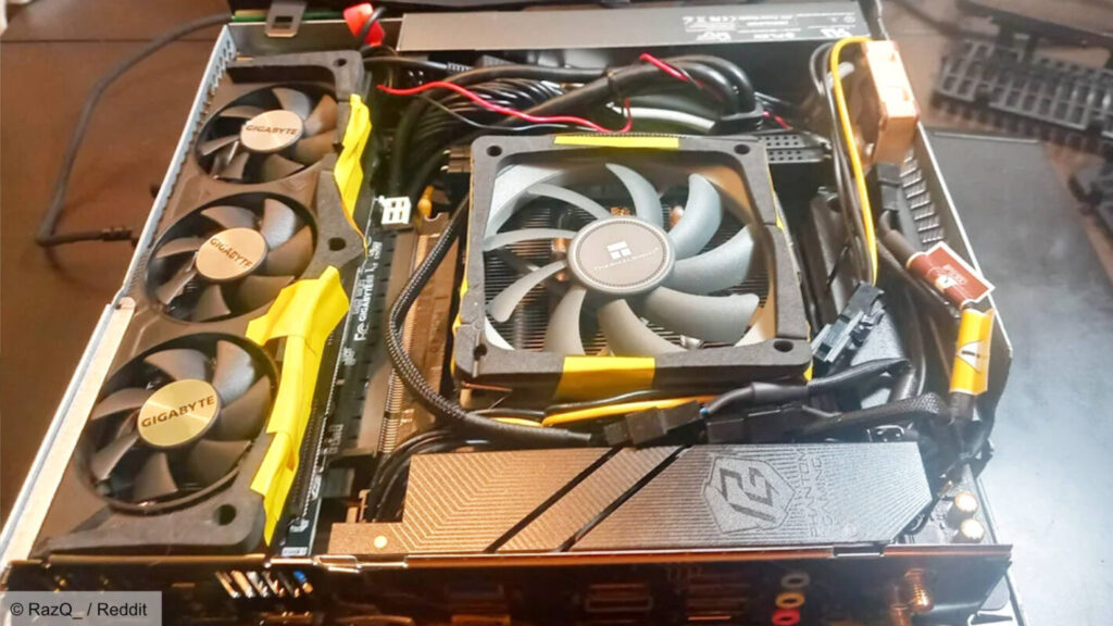 Xbox 360 hồi sinh thành dàn PC gaming với Ryzen 7 7800X3D và RTX 4060 1 gamen.pro xbox 360 gaming pc assembled