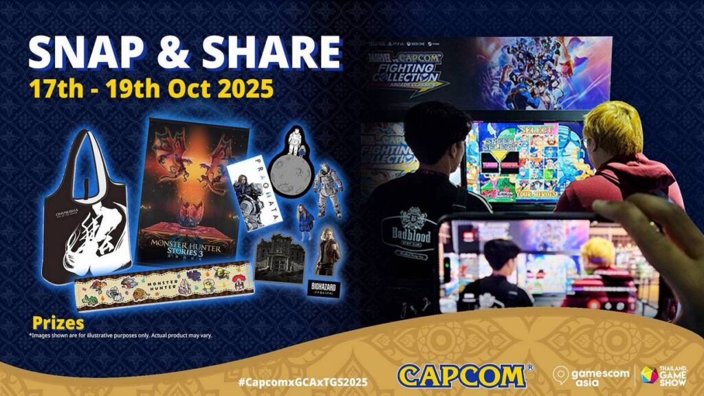 Capcom mang tới nhiều hoạt động ở gamescom asia x Thailand Game Show 2025 2 2. SnapandShareCampaign EN