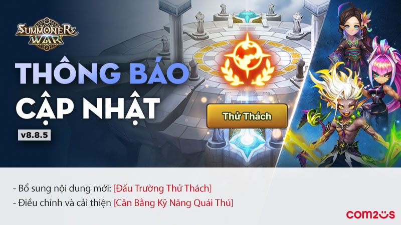 Summoners War ra mắt chế độ Đấu Trường Thử Thách ở Đấu Trường Thế Giới 1 gamen.pro 30092025 Summoners War banner