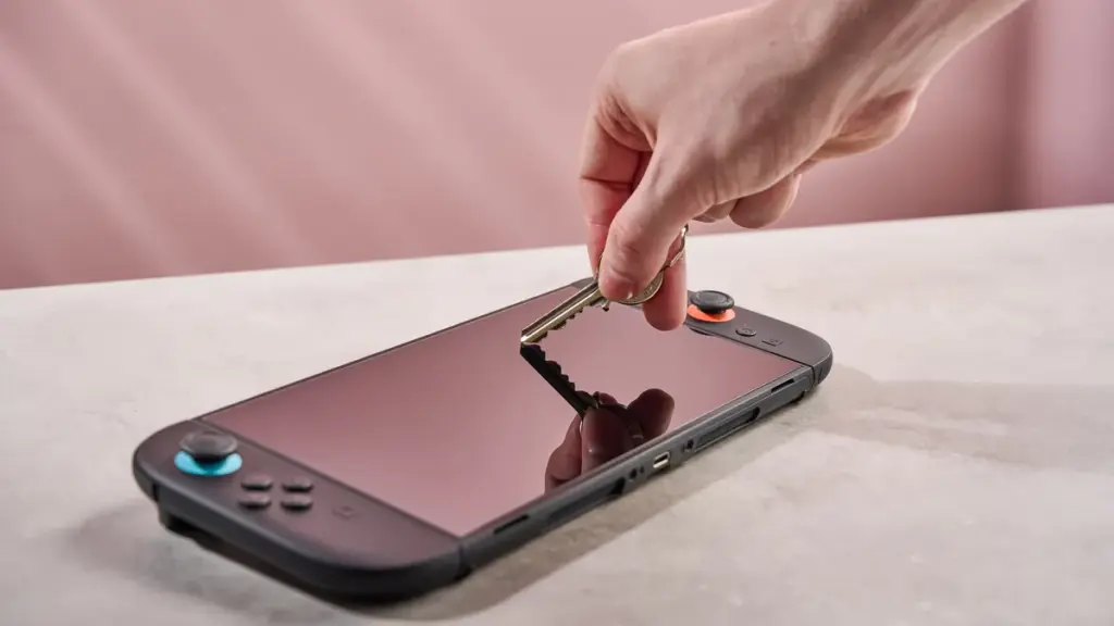 DBrand Prism 2.0 - Miếng dán biến Switch 2 thành lá chắn thép 3 gamen.pro Dbrand Prism 2.0 5