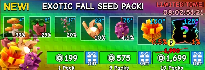 gamen.pro Exotic Fall Seed Pack