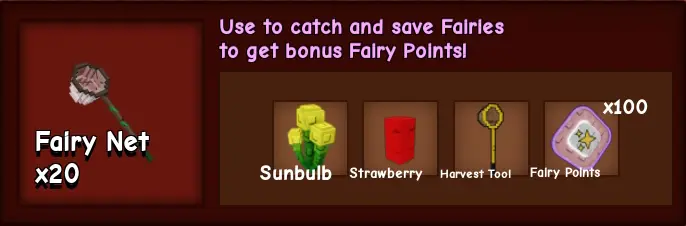 gamen.pro Fairy Net recipe Grow a Garden
