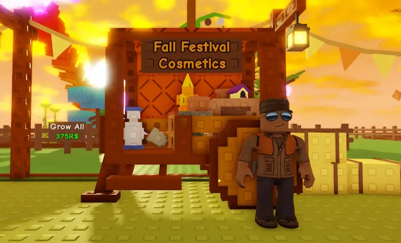 Grow a Garden: Các cửa hàng Lễ hội Mùa thu ở sự kiện Fall Market 3 gamen.pro Fall Festival cosmetics Shop