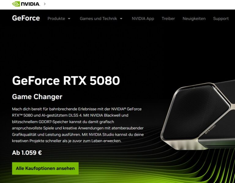 ASUS RTX 5080 Noctua được niêm yết với giá 1.699 EUR 1 gamen.pro GERMAN MSRP 768x598 1