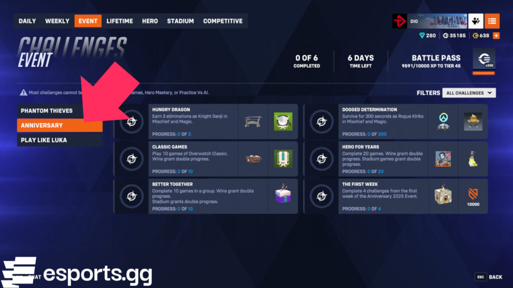 gamen.pro Overwatch 2 Anniversary 2025 event brings exclusive new rewards article and screenshots by esports.gg september 16 2025 1024x576 1