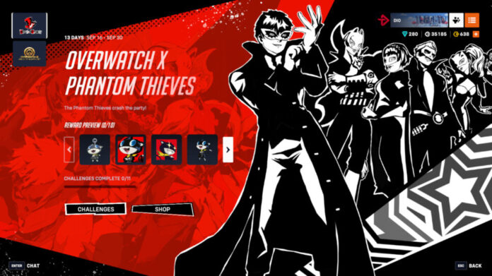 gamen.pro Overwatch 2 Phantom Thieves event challenges and rewards 2025 article and screenshots by esports.gg september 16 2025 2 968x544 1
