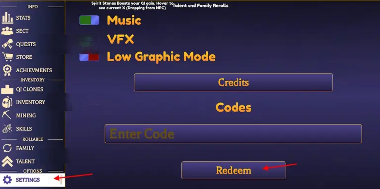 Reborn Cultivation tháng 9/2025: Danh sách mã code mới nhất 1 gamen.pro Reborn Cultivation codes Redeem option