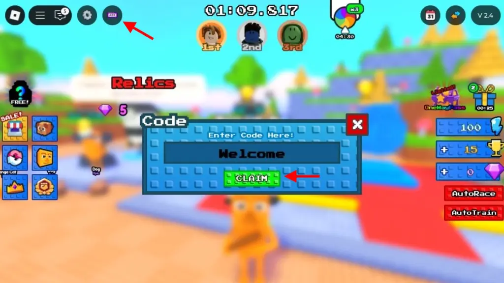 Swim with Brainrot tung mã quà tặng tháng 9/2025: Game thủ nhận ngay potion tăng tốc 1 gamen.pro Redeem Swim a Brainro Codes