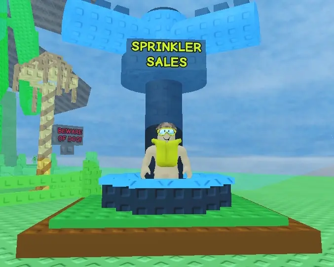 Grow a Garden: Danh sách tất cả Traveling Merchant và vật phẩm có thể mua 1 gamen.pro The Sprinkler merchant NPC