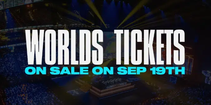gamen.pro Worlds 2025 ticket sales