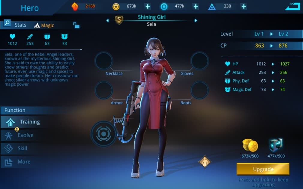 Bảng xếp hạng nhân vật Angel Legion - Chọn cô nàng phù hợp cho đội hình 6 gamen.pro angel legion sela