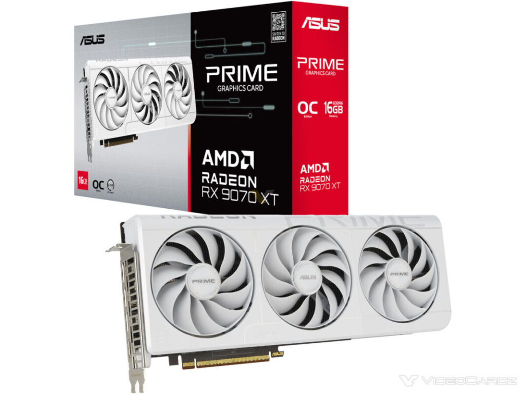 gamen.pro asus radeon rx 9070 xt 16gb prime white oc 8c2a 1200x900 1